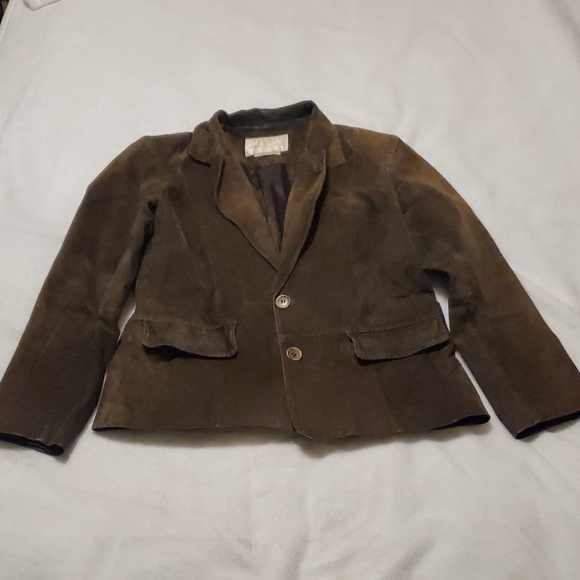 Margret Godfrey Jackets & Blazers - Margaret Godfrey Suede Leather Blazer